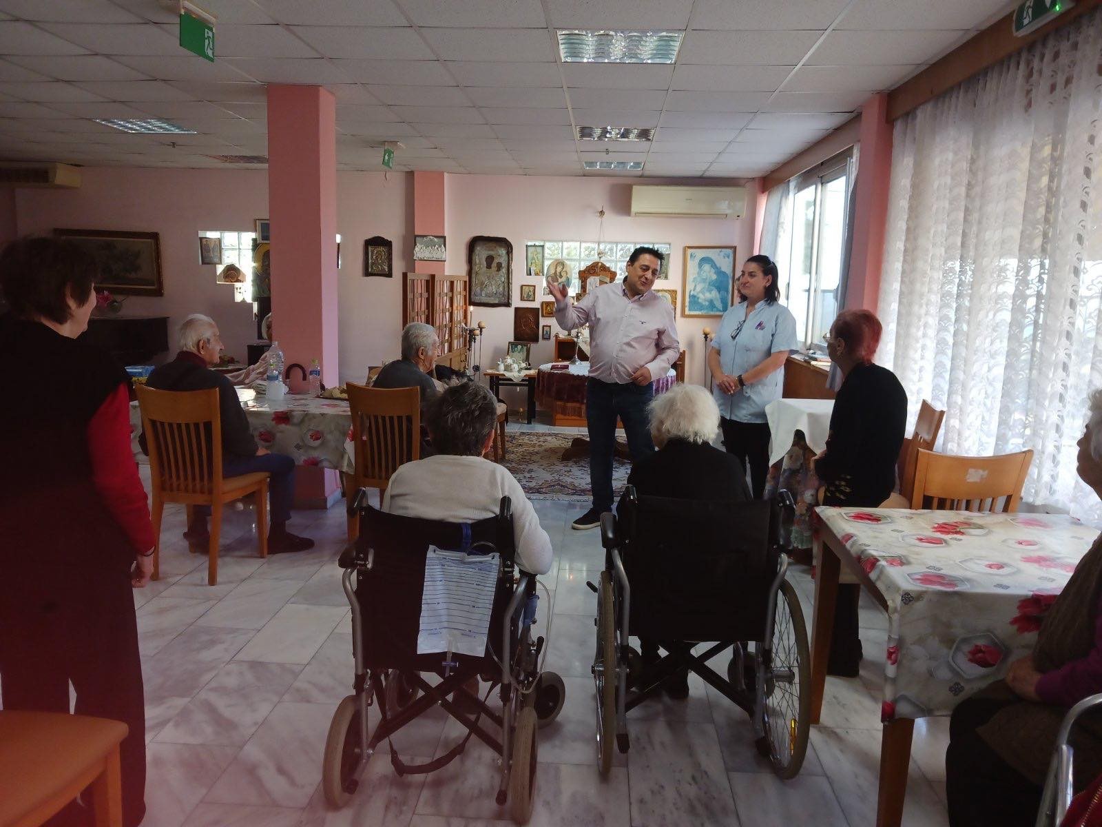 Αγιασμός στο ΚΑΠΗ και Γηροκομείο του Δήμου Έδεσσας