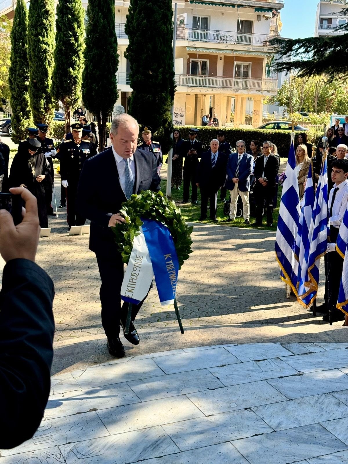 Στην Έδεσσα για την Επέτειο του ΟΧΙ ο ΥφΑΑΤ Διονύσης Σταμενίτης, ως εκπρόσωπος της Κυβέρνησης