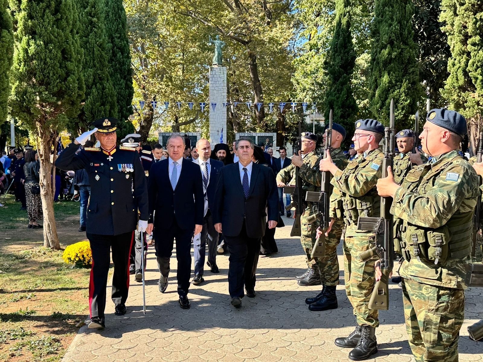 Στην Έδεσσα για την Επέτειο του ΟΧΙ ο ΥφΑΑΤ Διονύσης Σταμενίτης, ως εκπρόσωπος της Κυβέρνησης