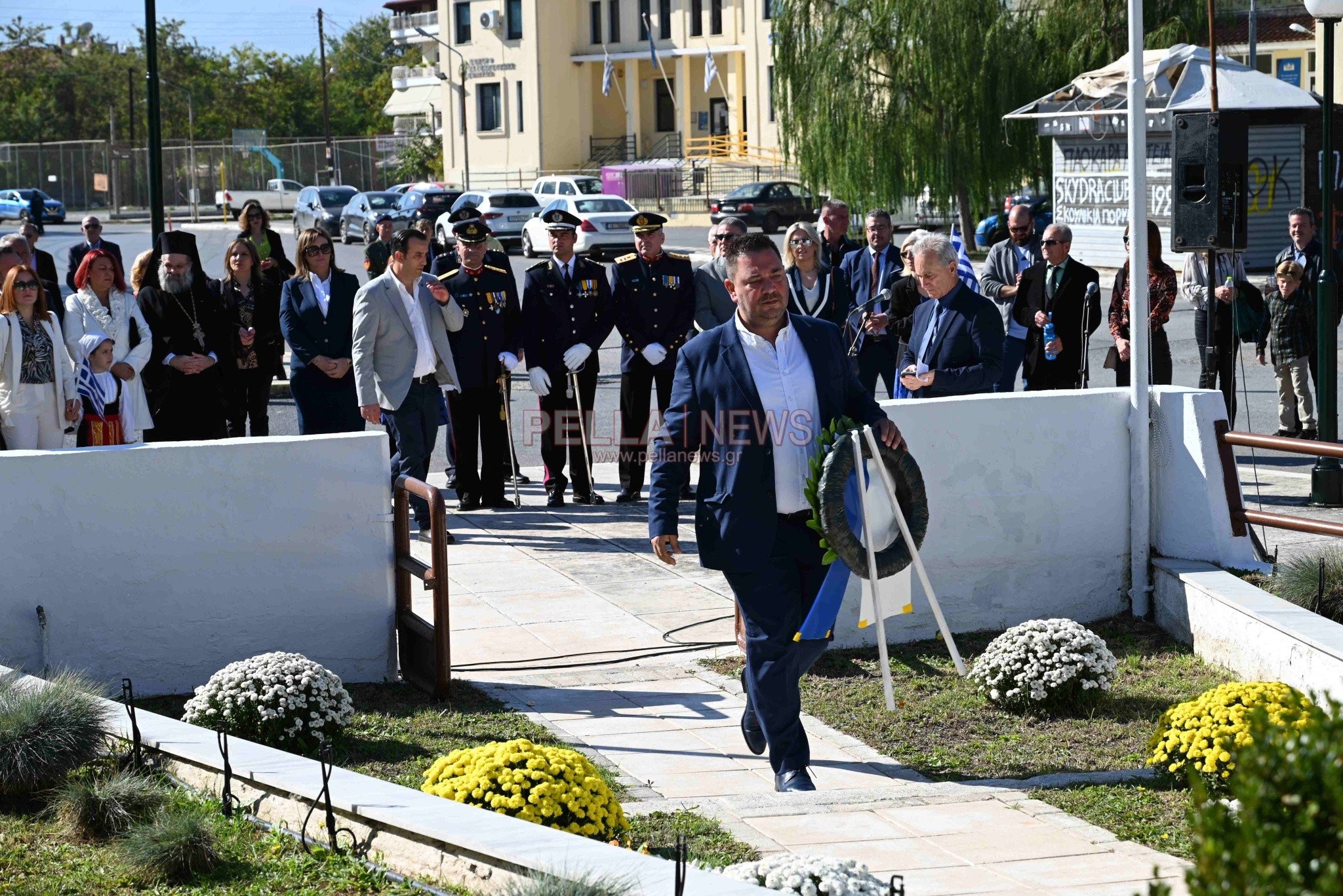 Δήμος Σκύδρας: Δοξολογία και κατάθεση στεφάνων για την επέτειο του "ΟΧΙ" (βίντεο-φώτο)