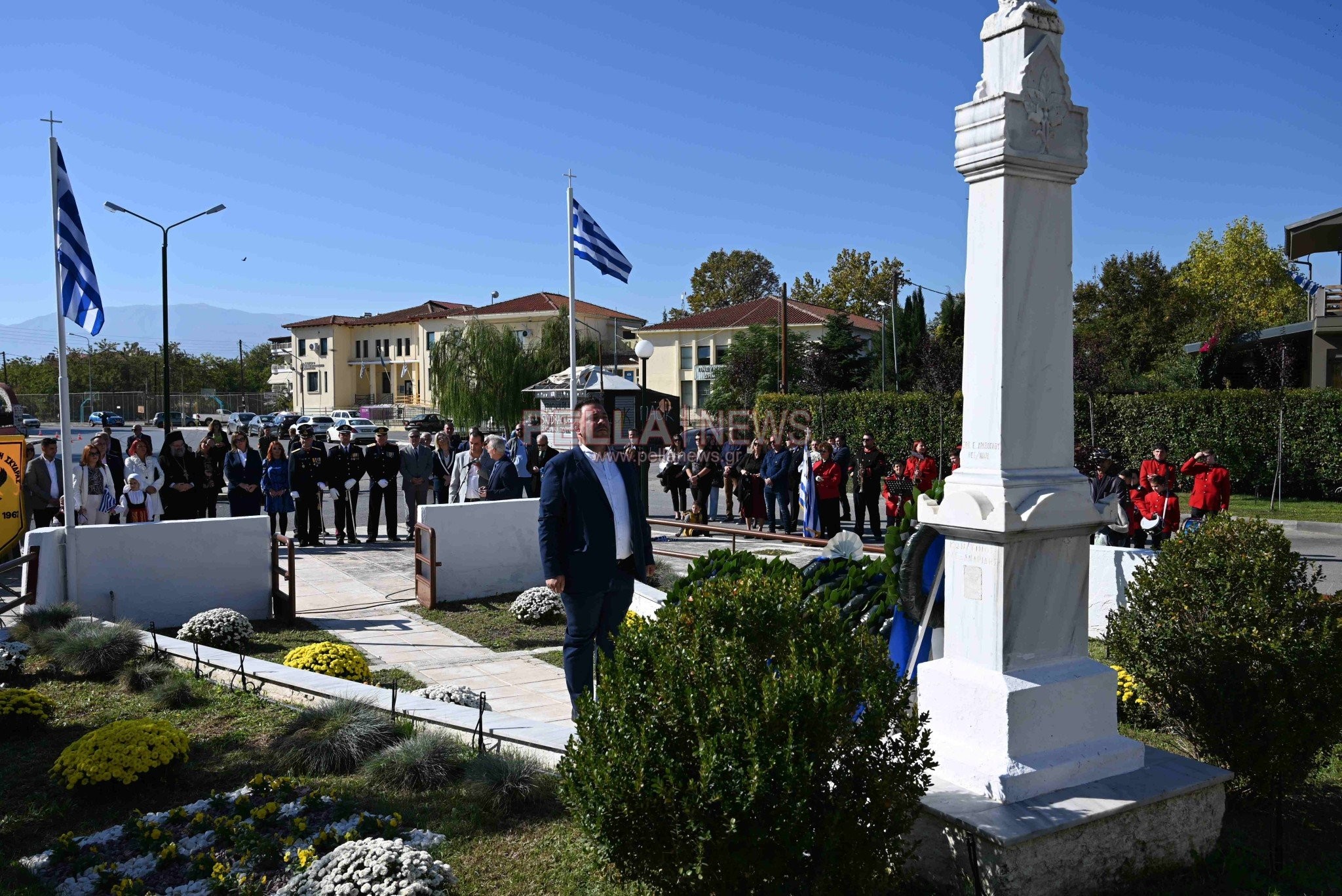 Δήμος Σκύδρας: Δοξολογία και κατάθεση στεφάνων για την επέτειο του "ΟΧΙ" (βίντεο-φώτο)