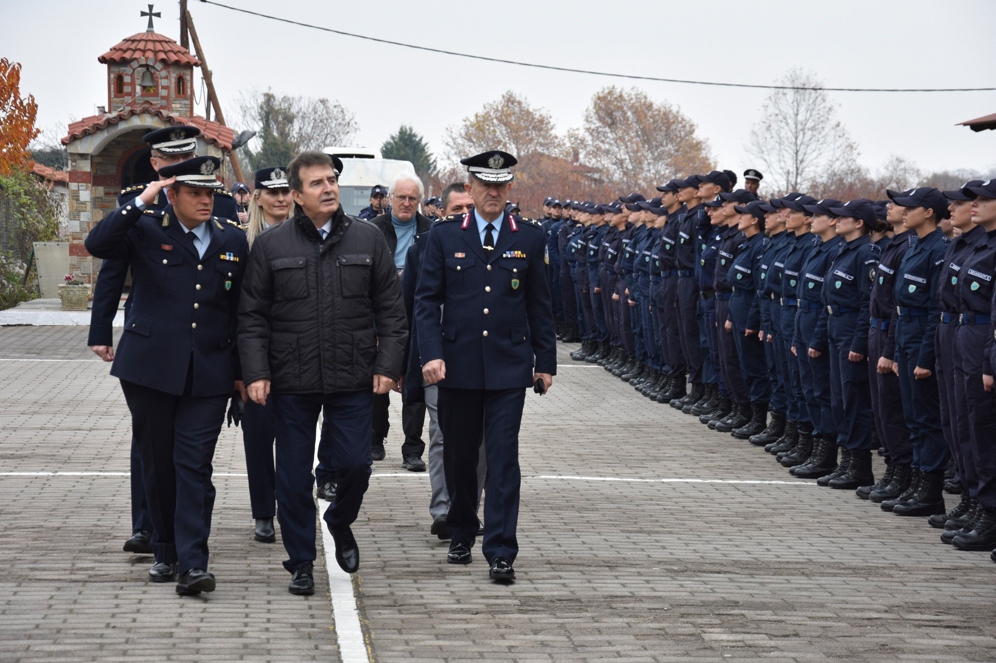 Ο Χρυσοχοΐδης στη Νάουσα για την τελετή ορκωμοσίας νέων Αστυφυλάκων