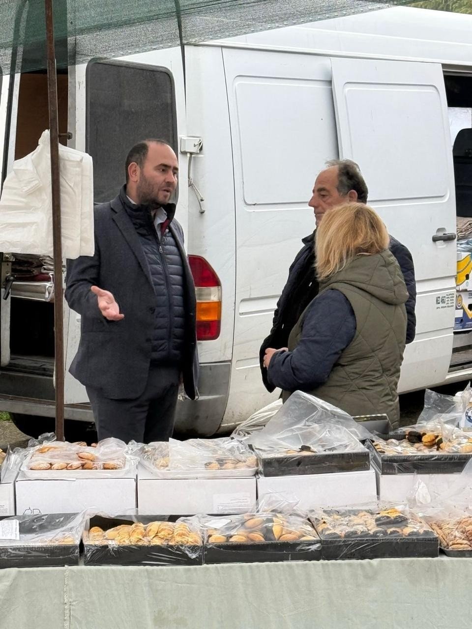 Λάκης Βασιλειάδης: Επίσκεψη στη Λαϊκή Αγορά Έδεσσας