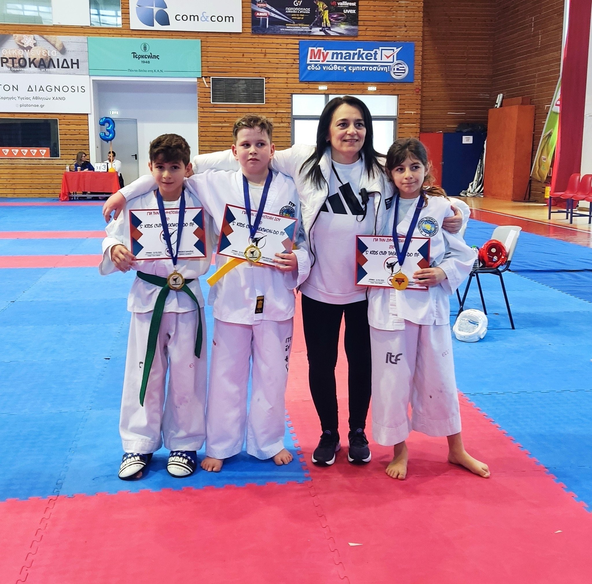 Σκυδραϊκή Πυγμή - Τουρνουά Taekwon do παίδων/ σπουδαία πρώτη εμφάνιση σε τουρνουά