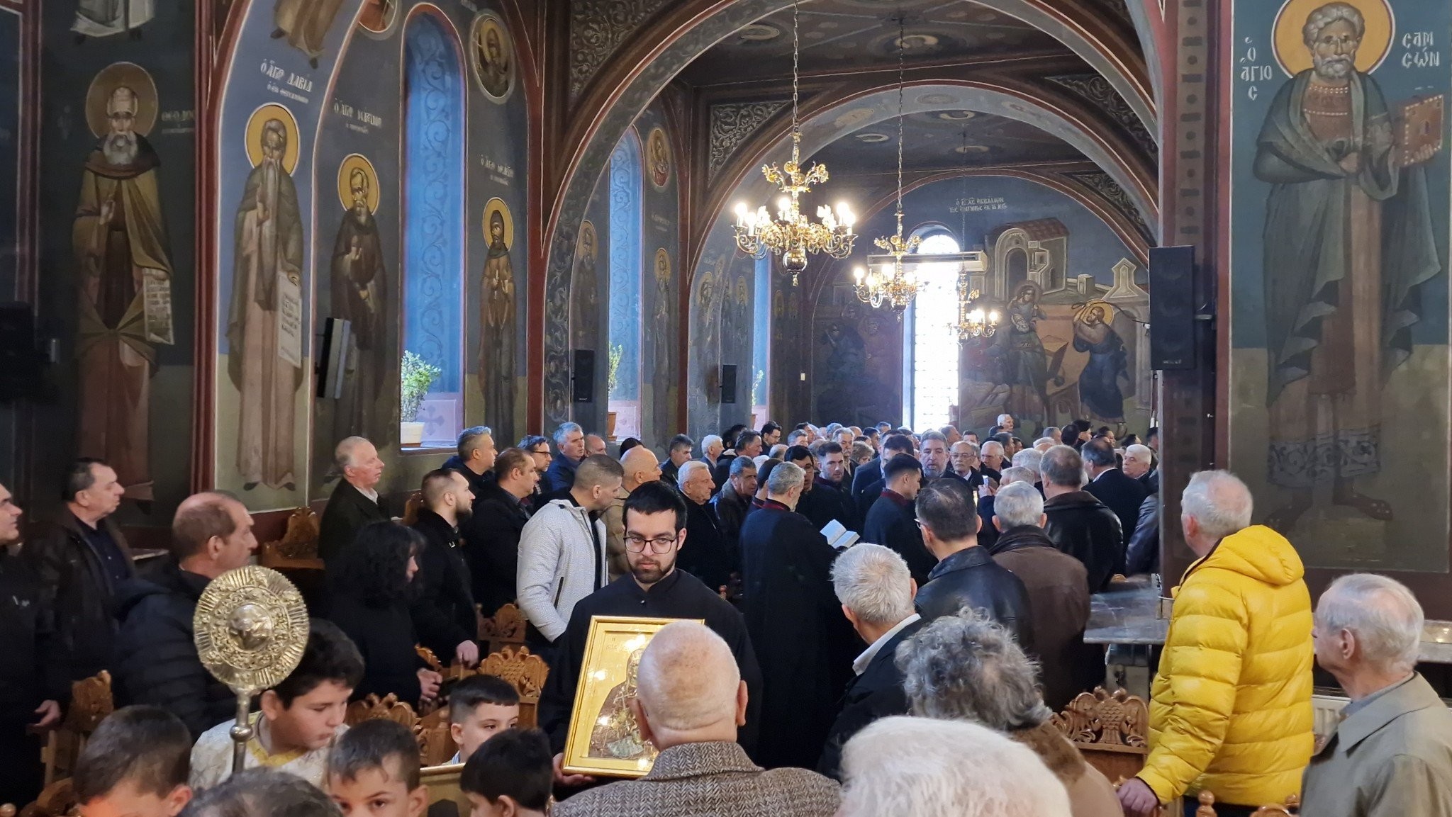 Με λαμπρότητα η Κυριακή της Ορθοδοξίας στην Αγία Σκέπη