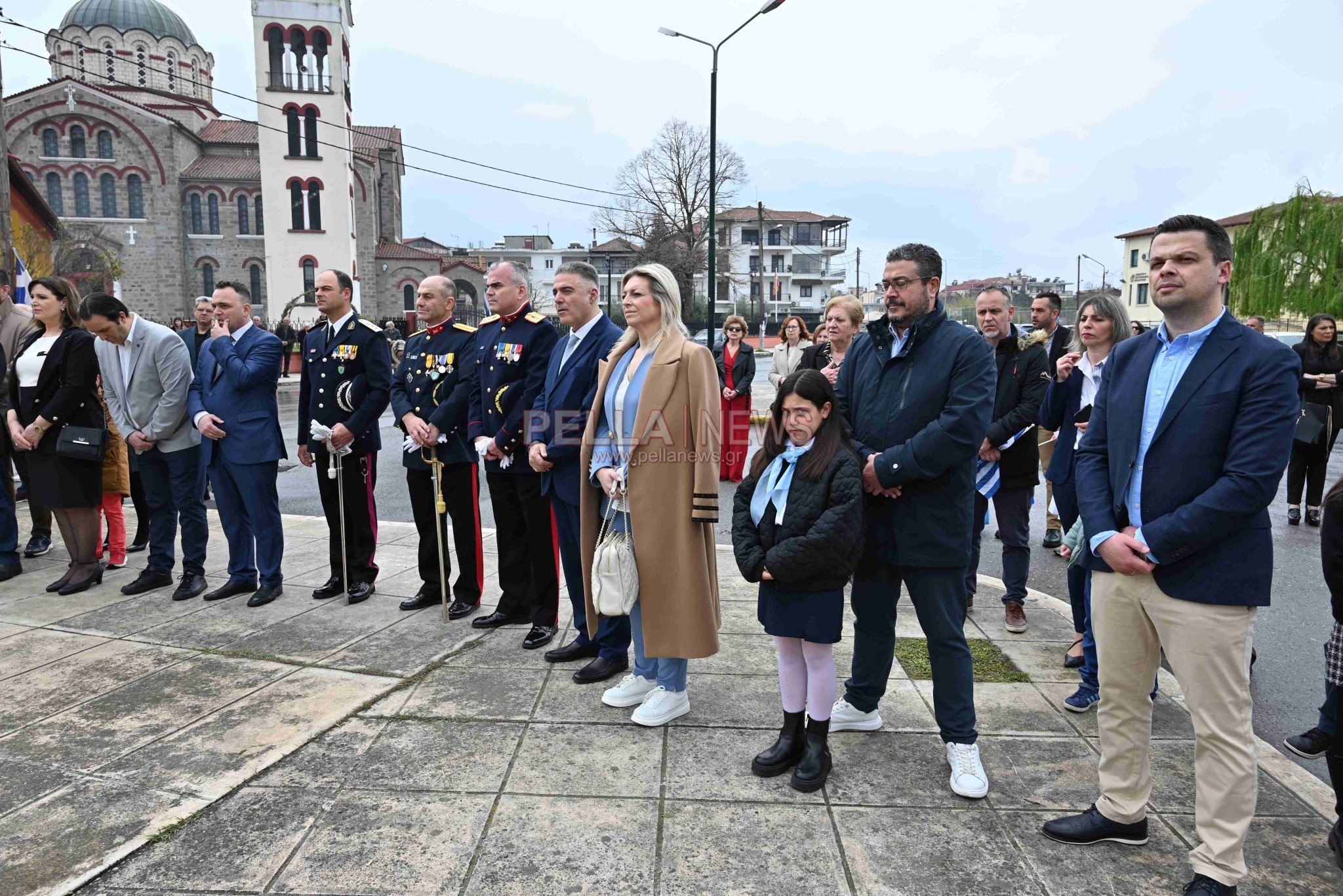 Δοξολογία στον Ιερό Ναό Αγίου Στεφάνου Σκύδρας, επιμνημόσυνη δέηση και κατάθεση στεφάνων