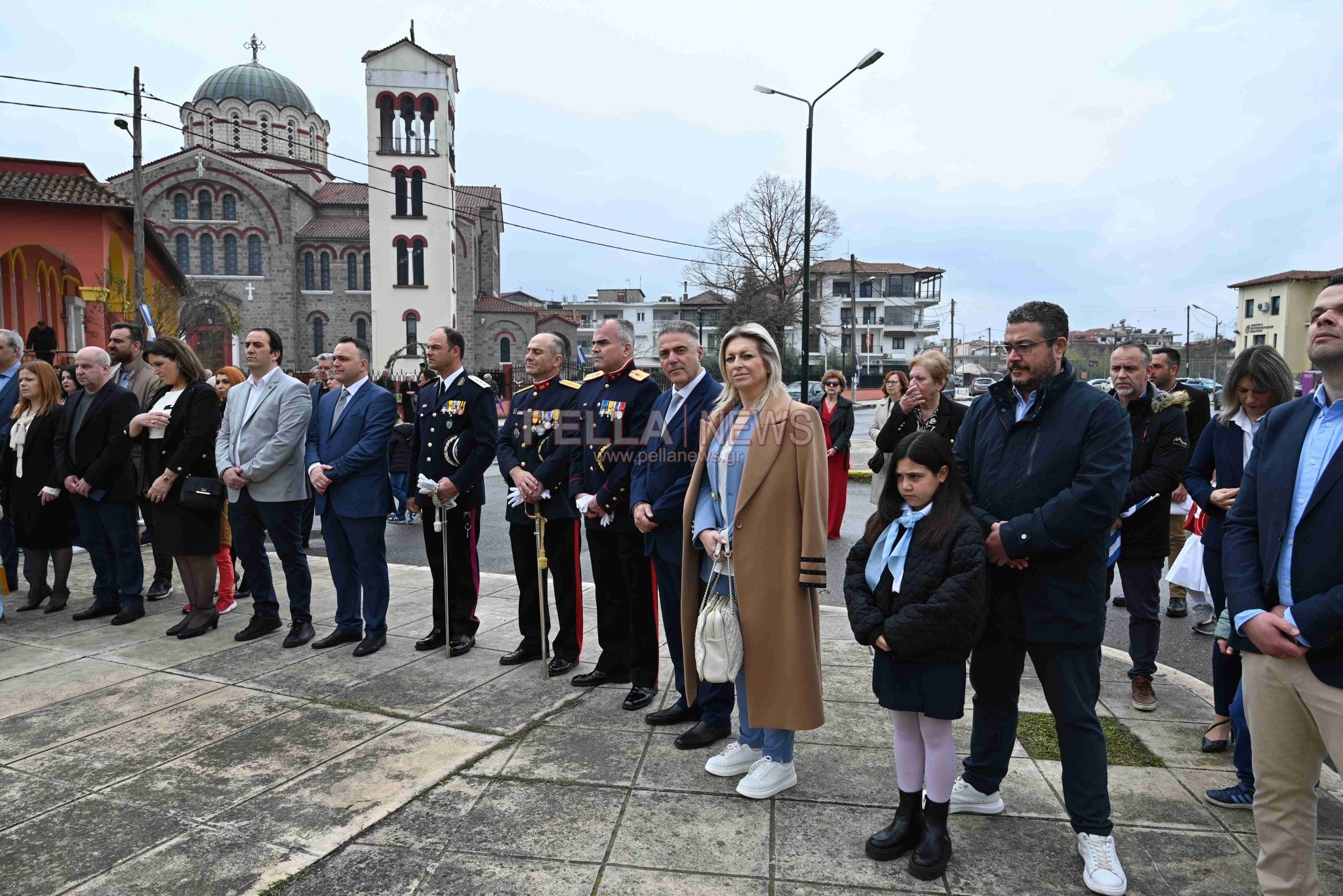 Δοξολογία στον Ιερό Ναό Αγίου Στεφάνου Σκύδρας, επιμνημόσυνη δέηση και κατάθεση στεφάνων