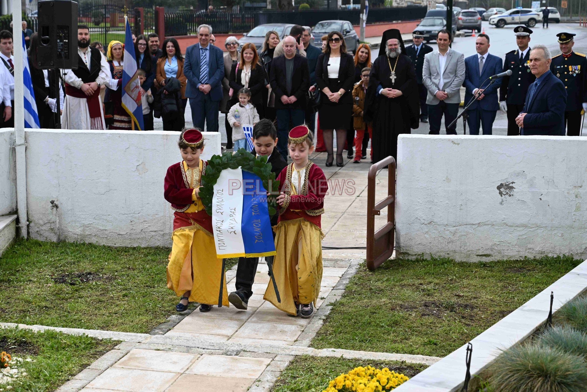 Δοξολογία στον Ιερό Ναό Αγίου Στεφάνου Σκύδρας, επιμνημόσυνη δέηση και κατάθεση στεφάνων