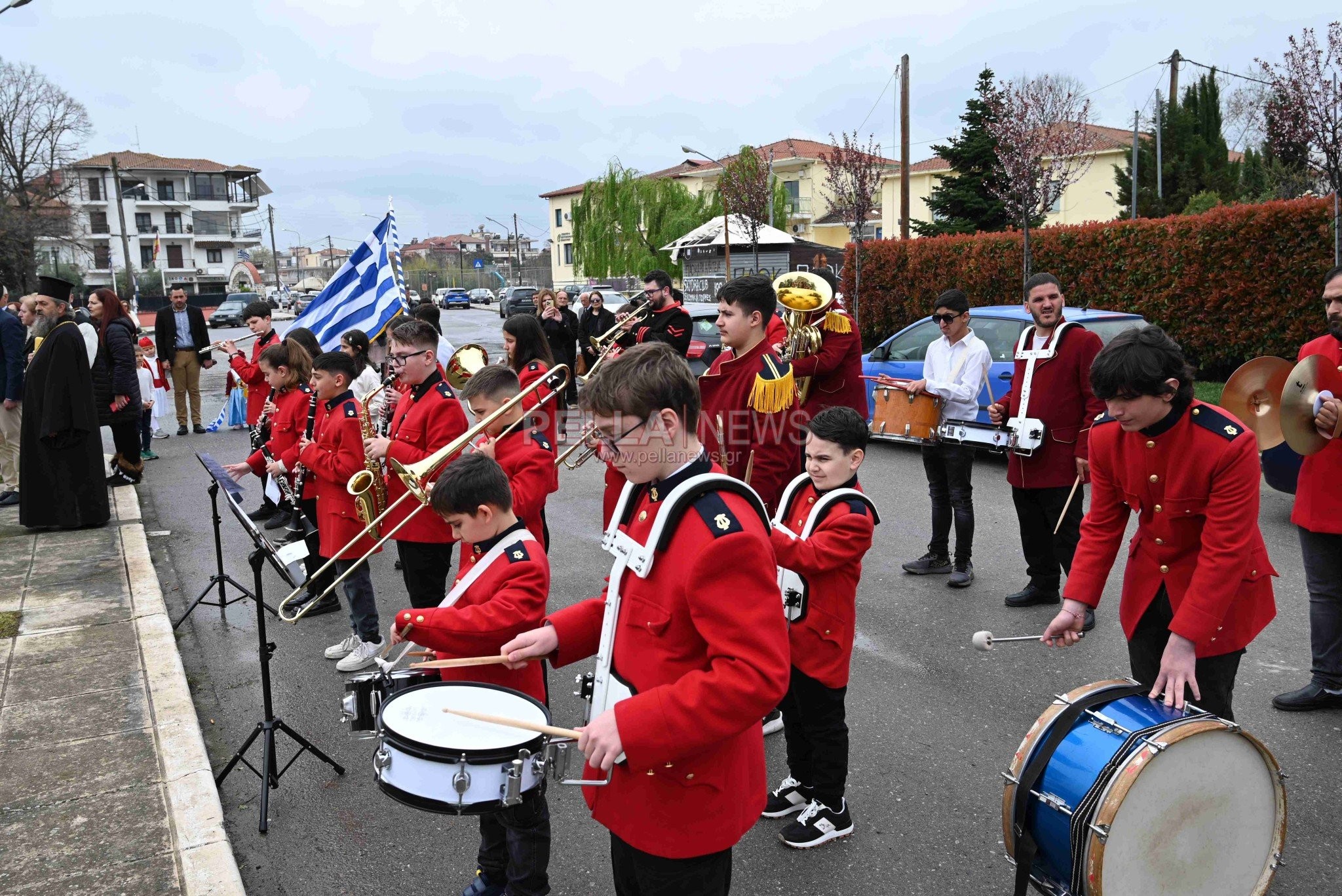 Δοξολογία στον Ιερό Ναό Αγίου Στεφάνου Σκύδρας, επιμνημόσυνη δέηση και κατάθεση στεφάνων