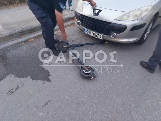 Καλαμάτα: Στο νοσοκομείο οι δύο έφηβοι που επέβαιναν σε πατίνι και συγκρούστηκαν με ΙΧ