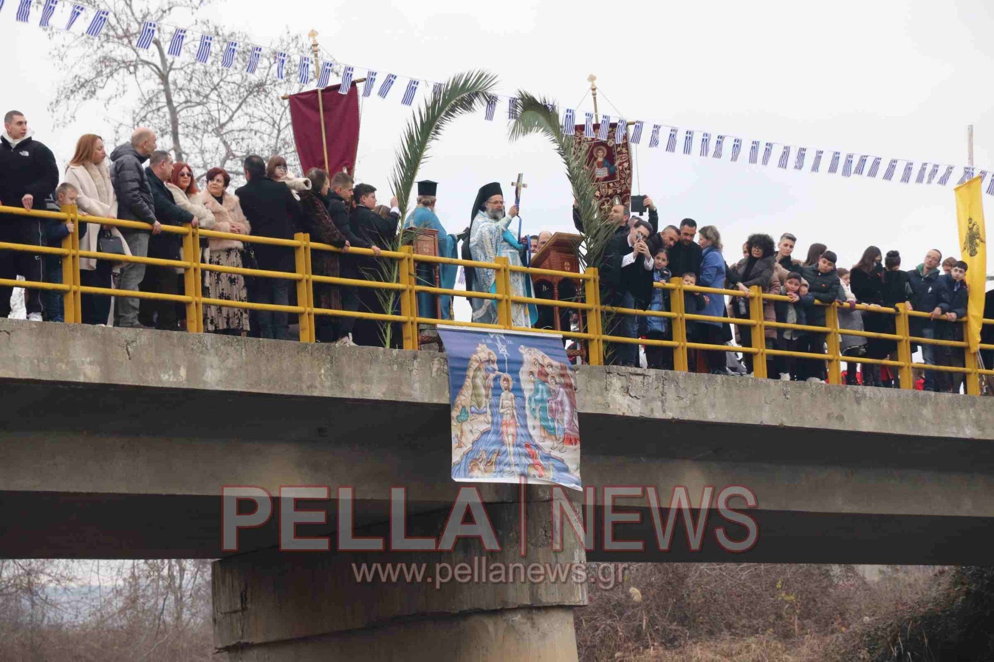 Ο αγιασμός των υδάτων στη Σκύδρα