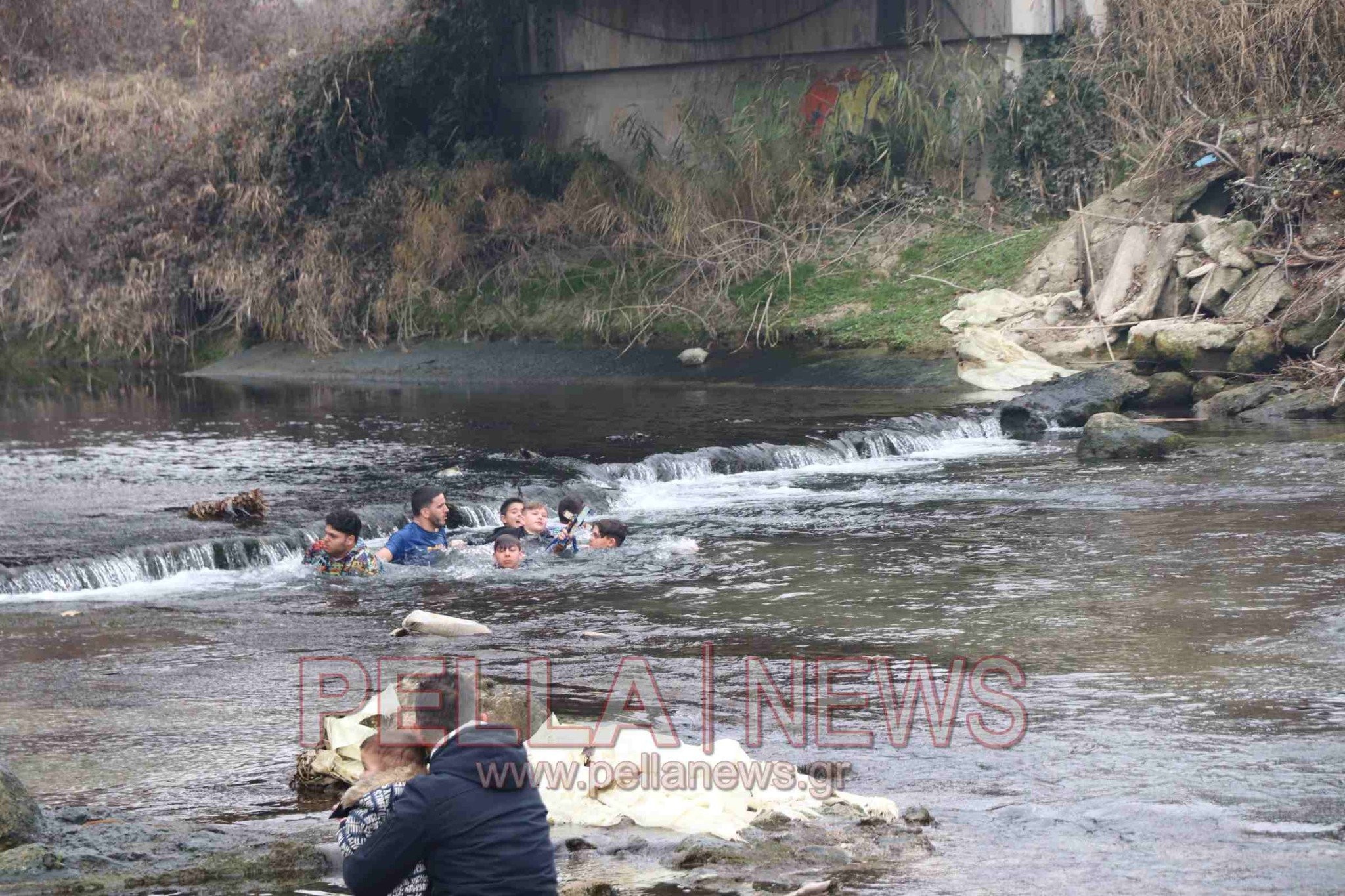 Ο αγιασμός των υδάτων στη Σκύδρα