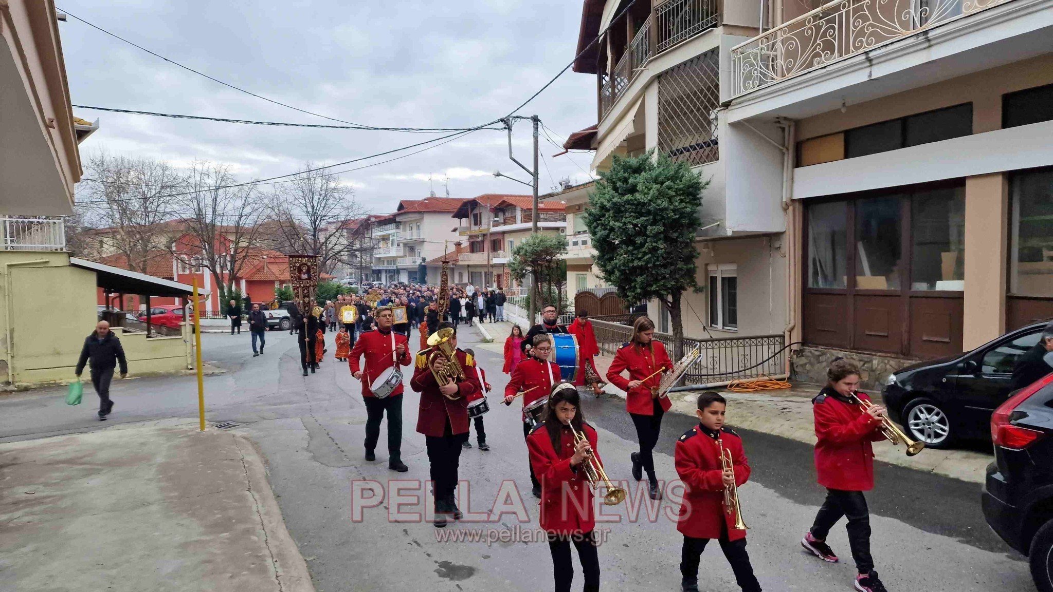 Ο αγιασμός των υδάτων στη Σκύδρα