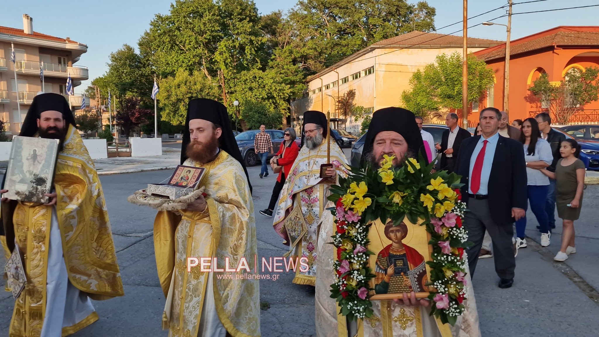 Στους εορτασμούς του Αγίου Γεωργίου ο πατήρ Δαυίδ