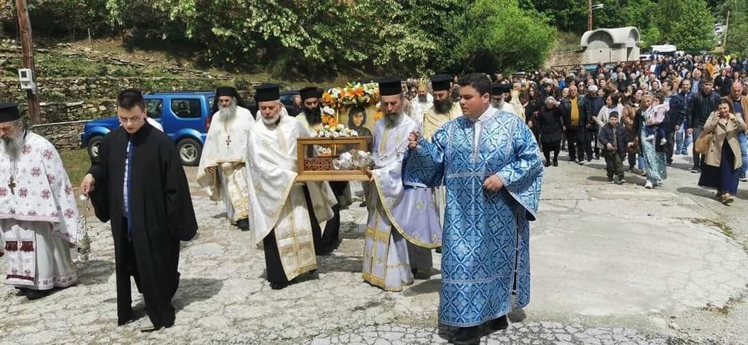 Πανηγυρίζει η Αγία Σοφία στην Κλεισούρα Καστορίας