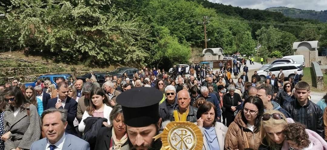 Πανηγυρίζει η Αγία Σοφία στην Κλεισούρα Καστορίας