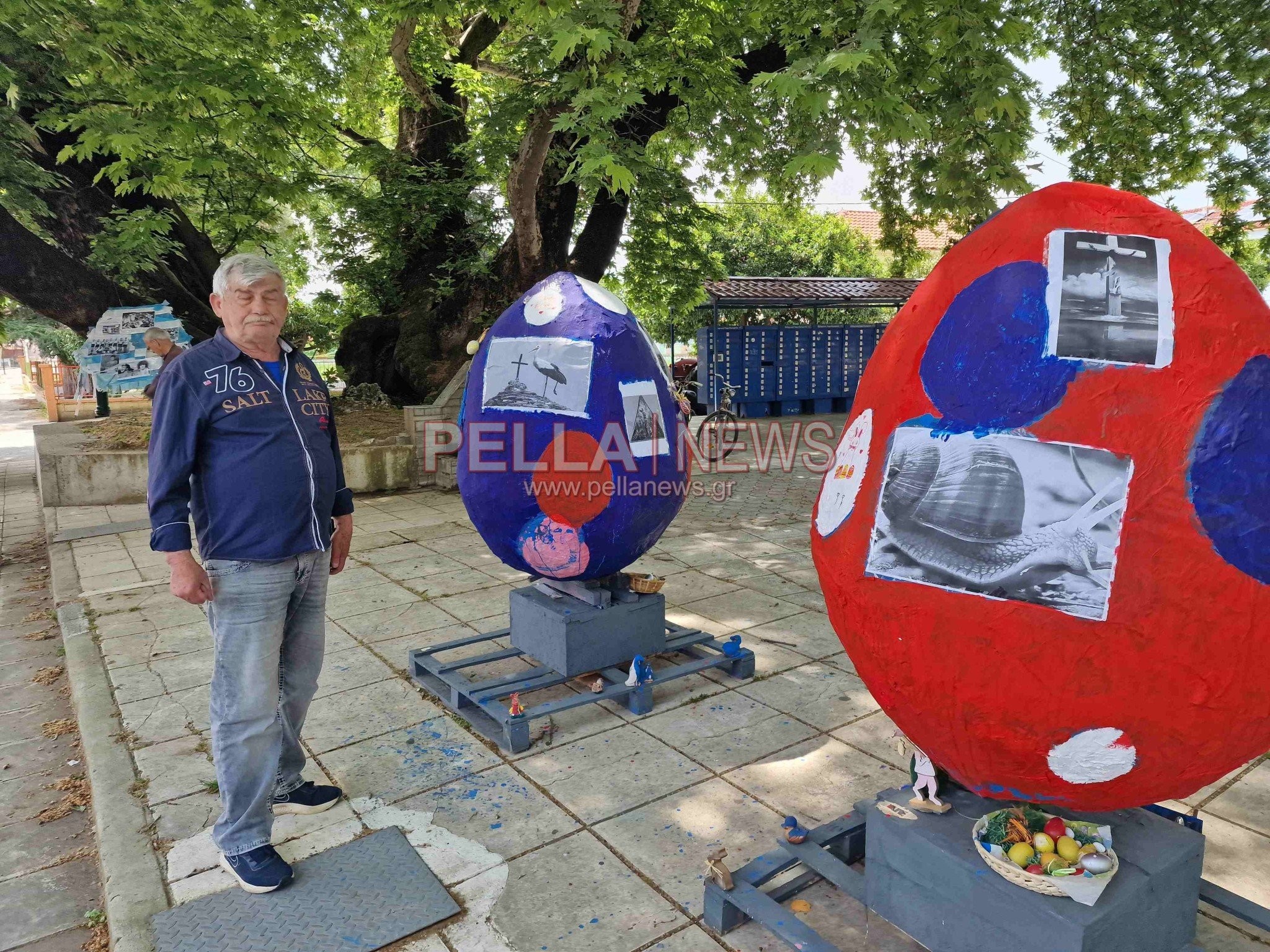 Σεβαστειανά Σκύδρας: τα τεράστια πασχαλινά αυγά του Μπρόνσον