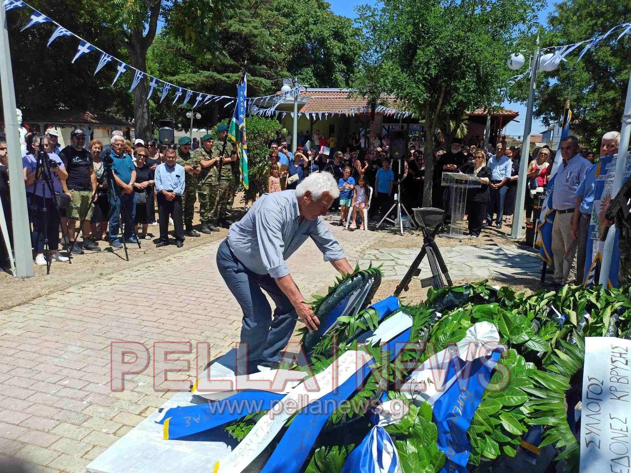 Κρύα Βρύση: Ρίγη συγκίνησης για τον ήρωα της ΕΛΔΥΚ Κων/νο Τσιτιρίδη (φώτος)