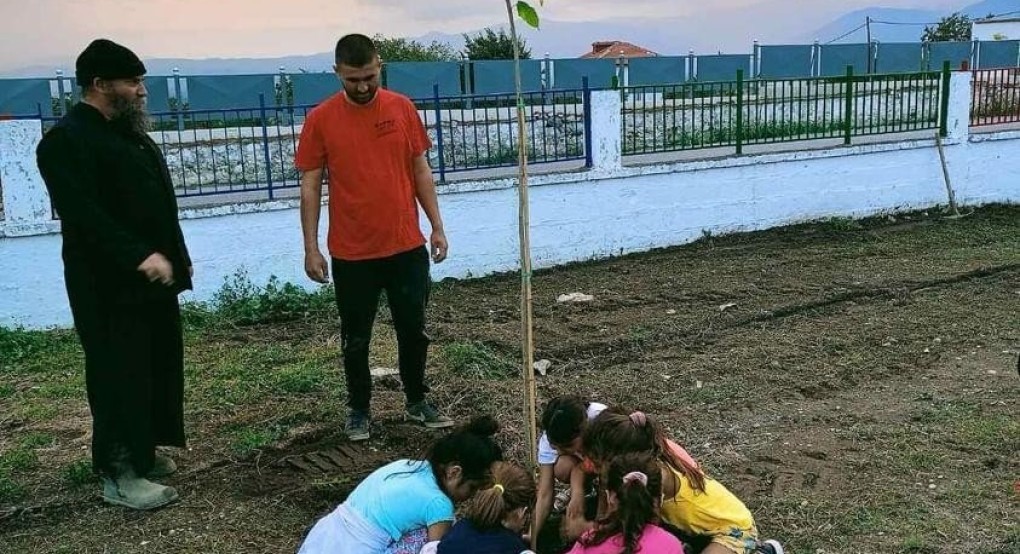 Θηριόπετρα Αλμωπίας: Δενδροφύτευση και αγάπη στο περιβάλλον