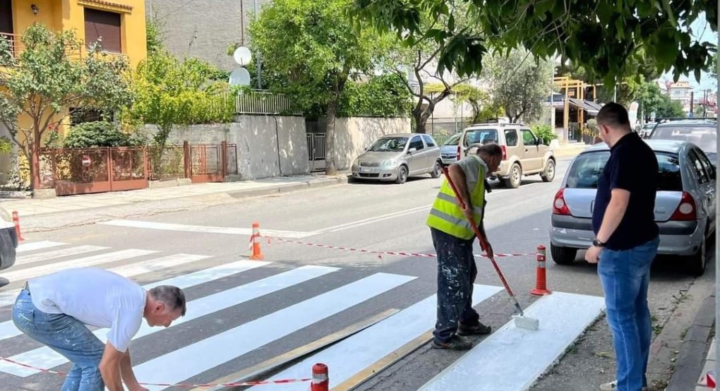 Έδεσσα: εργασίες βελτίωσης των διαβάσεων πεζών