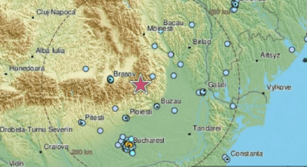 Σεισμός 5,5 Ρίχτερ στη Ρουμανία