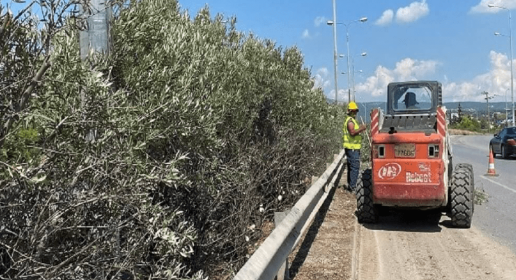 Εργασίες κοπής πρασίνου στα χωρικά όρια της Π.Ε. Χαλκιδικής επί της Ε.Ο. Θεσσαλονίκης – Ν. Μουδανιών