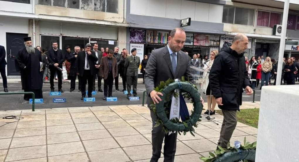 Λάκης Βασιλειάδης: Η Επέτειος του Πολυτεχνείου μας θυμίζει τους αγώνες για την ελευθερία