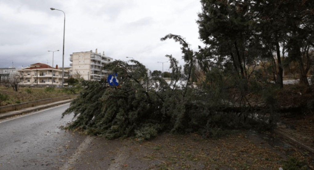 Εργασίες αποκατάστασης ζημιών από την κακοκαιρία από Βούλγαρη έως κόμβο Ν. Ρυσίου