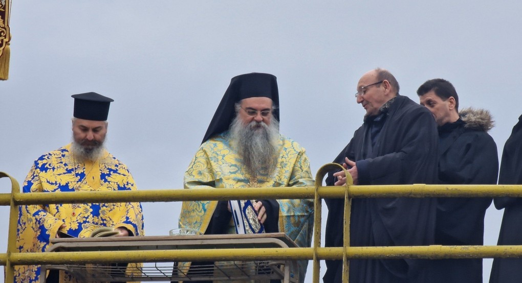 Τα Θεοφάνεια στην Αριδαία με τον Θεοφιλέστατο Επίσκοπο Αλμωπίας Στέφανο