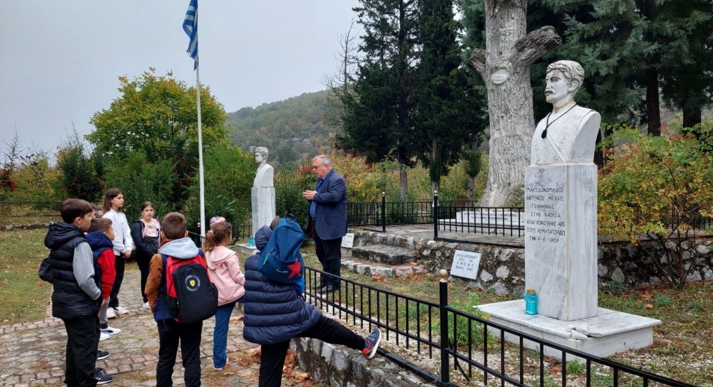 Επίσκεψη μαθητών στο μνημείο Άγρα Μίγκα