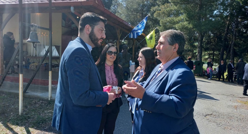 Νέα Ζωή: Θερμή συνάντηση Τζαμτζή - Ξυλουργίδη