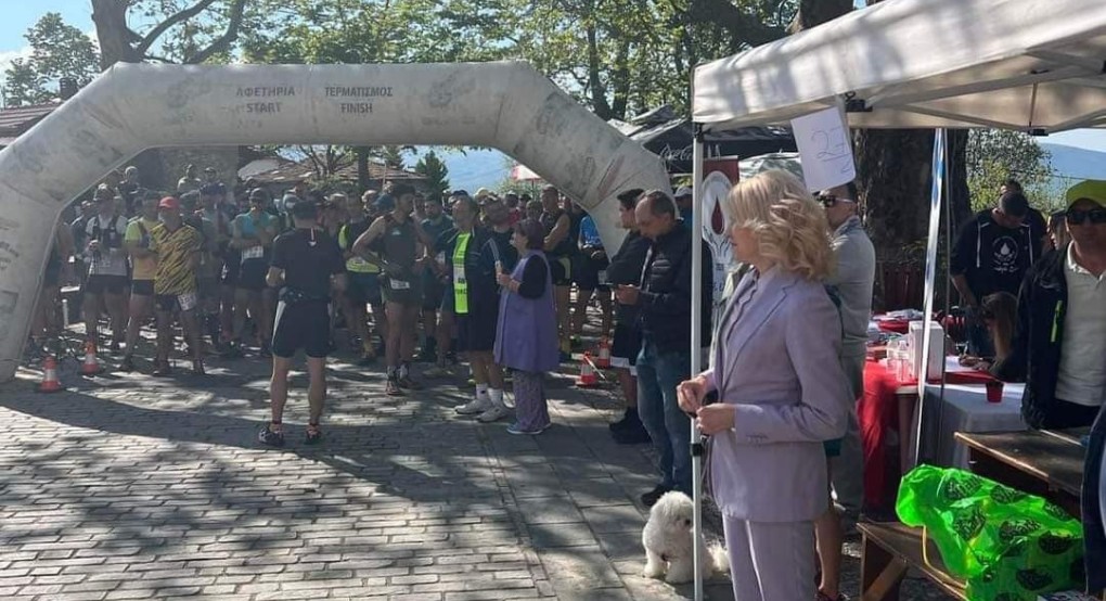 Στο Αετοχώρι η Θεοδώρα Τζακρη για το Pinovo Trail