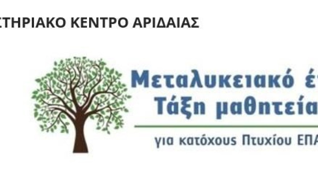 Προσφορά θέσεων μαθητείας από τον ιδιωτικό τομέα για το «Μεταλυκειακό έτος-τάξη μαθητείας ΕΠΑ.Λ » περιόδου 2023-2024