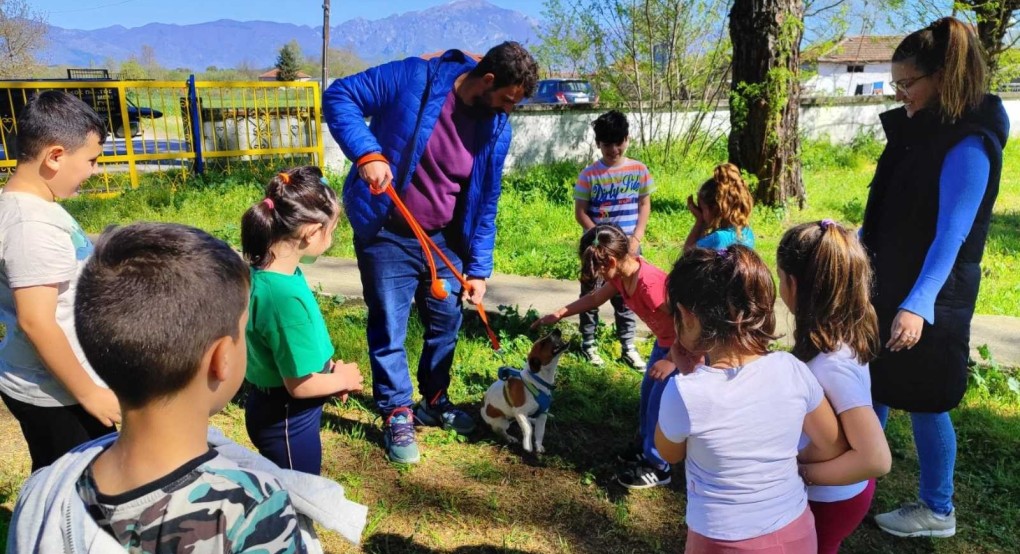 Δημοτικό Σχολείο Ξιφιανής Αλώρου: ευχαριστήριο προς τον Σύλλογο Φίλων Ζώων "ΕΛΠΙΔΑ"