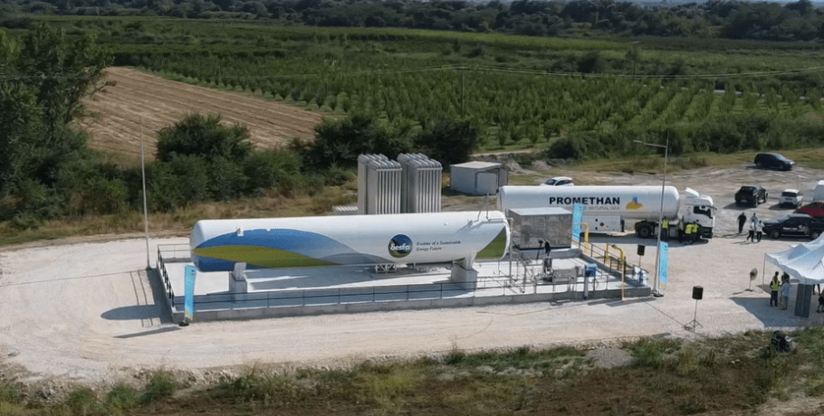 Νέος σταθμός LNG στο Άσπρο Σκύδρας για την τροφοδοσία της περιοχής με φυσικό αέριο