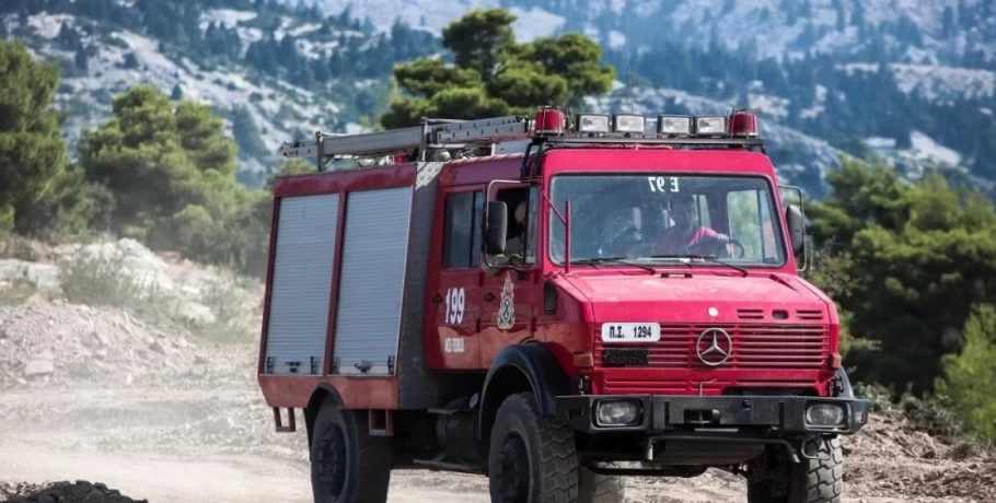 Φωτιά στον Άγιο Βασίλειο Ρεθύμνου - Μήνυμα από το 112 για τους κατοίκους