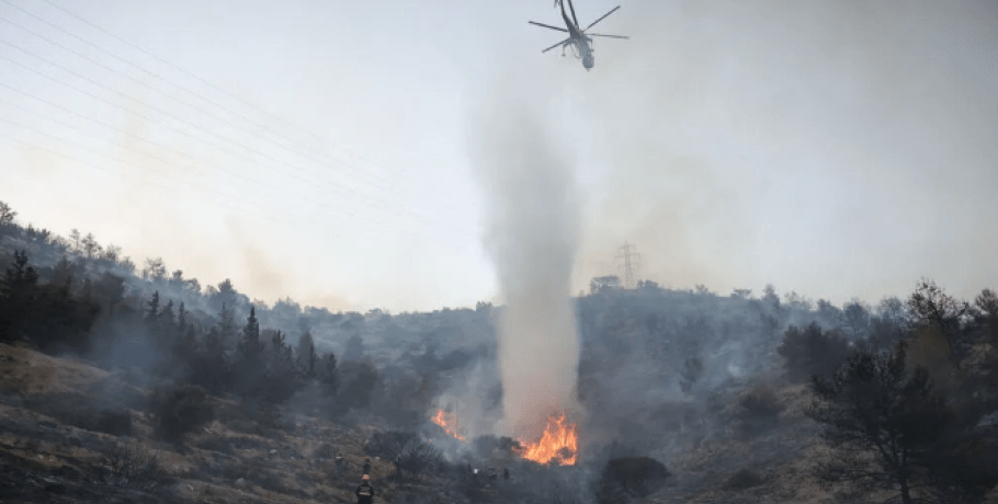 Φωτιά στον Μαραθώνα - Υπό μερικό έλεγχο στο Λιτόχωρο