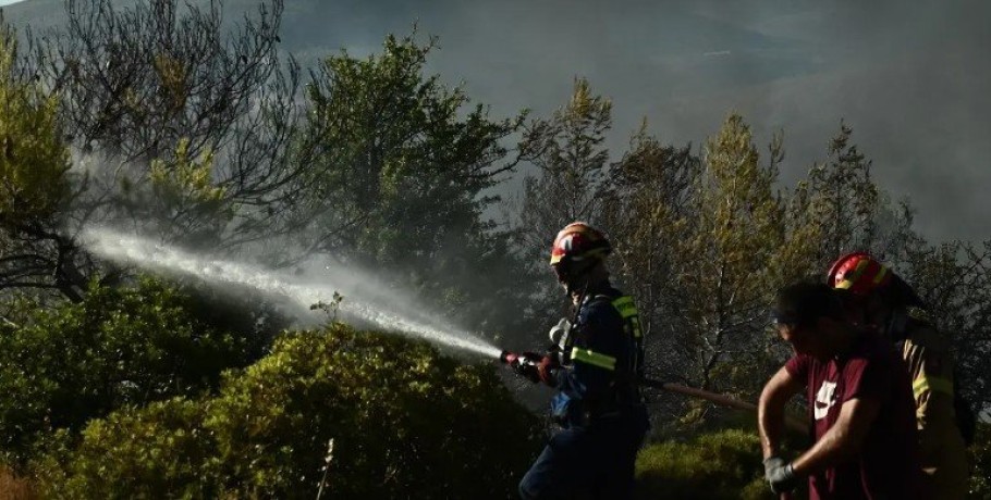 Χαλκιδική: Υπό μερικό έλεγχο η φωτιά σε χώρο απορριμμάτων στη Χανιώτη