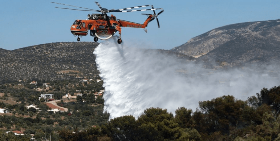 Φωτιά στη Ρόδο – Στη μάχη και εναέρια μέσα