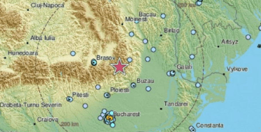 Σεισμός 5,5 Ρίχτερ στη Ρουμανία