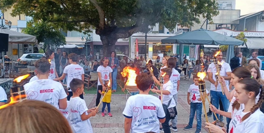 Προσφορά Ζωής: Η φλογα της αιμοδοσίας πέρασε και απο την πόλη μας την Αριδαία..