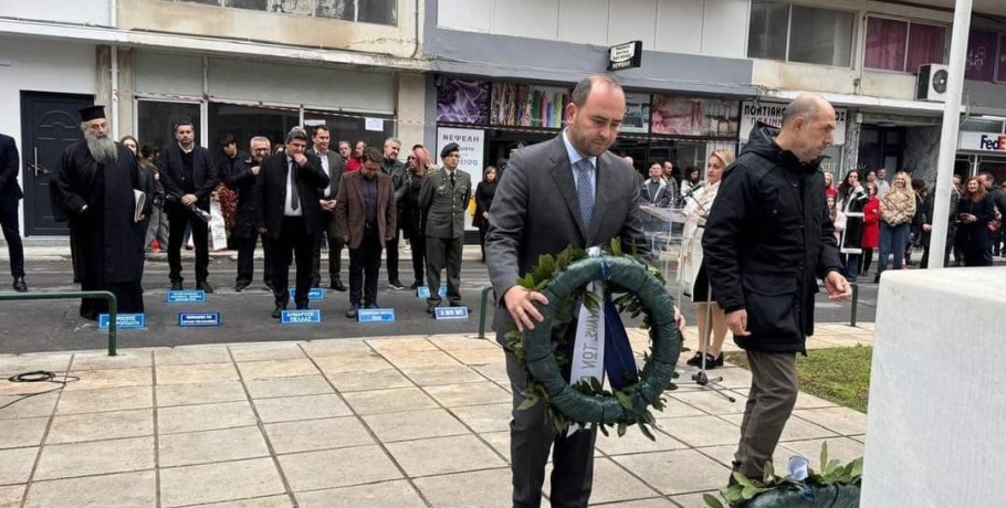 Λάκης Βασιλειάδης: Η Επέτειος του Πολυτεχνείου μας θυμίζει τους αγώνες για την ελευθερία