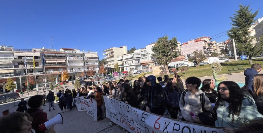 Πορεία Διαμαρτυρίας Μουσικού Σχολείου Γιαννιτσών