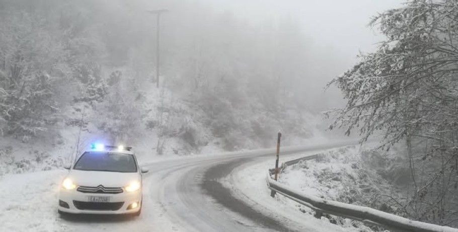 Δείτε που θέλει αλυσίδες και που έχει διακοπεί η κυκλοφορία