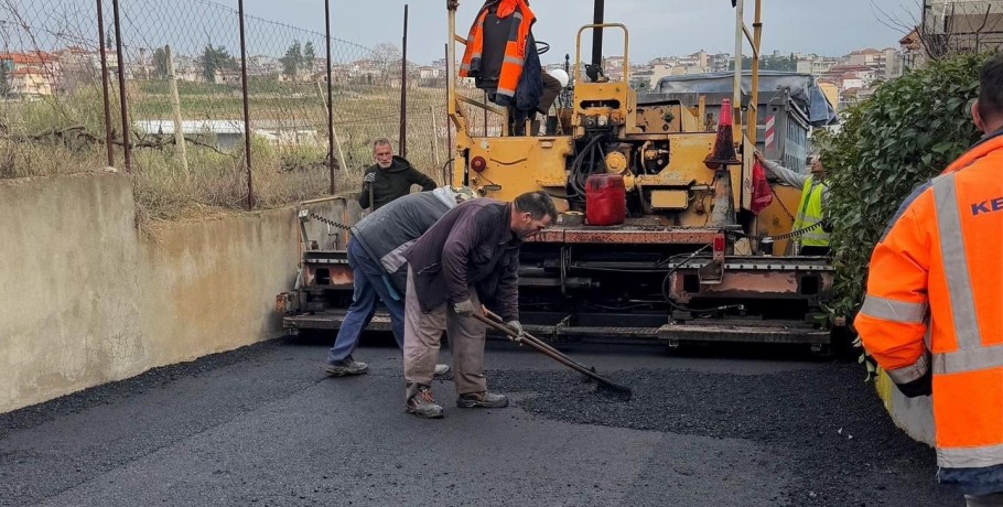 Ασφαλείς δρόμοι στα Γιαννιτσά/Συνεχίζονται οι ασφαλτοστρώσεις από τον Δήμο Πέλλας