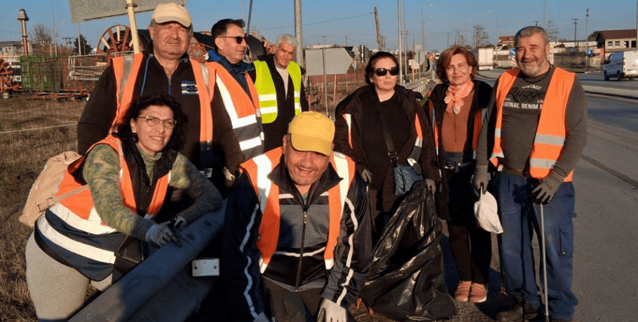 Εθελοντική Ομάδα Δράσης Γιαννιτσών: Κινήθηκαν από την "Αγελαδόστρατα" έως την Εθνική οδό