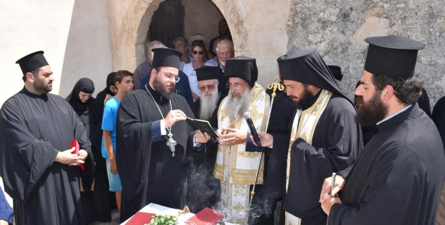 Ρέθυμνο: Εγκαινιάστηκε το ανακαινισμένο μοναστηριακό συγκρότημα Μιχαήλ Αρχαγγέλου Φοινικιάς