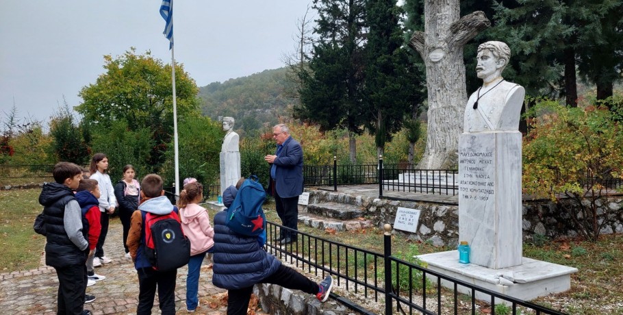 Επίσκεψη μαθητών στο μνημείο Άγρα Μίγκα