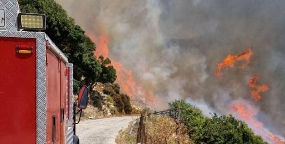 Μεγάλωσε η φωτιά στη Νάξο - Στέλνουν δυνάμεις και από την Αττική