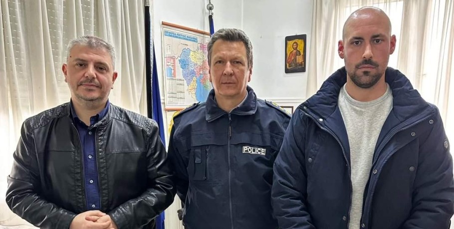 Συνεργασία Δημάρχου Αλμωπίας με τον αστυνομικό Διευθυντή Αλμωπίας
